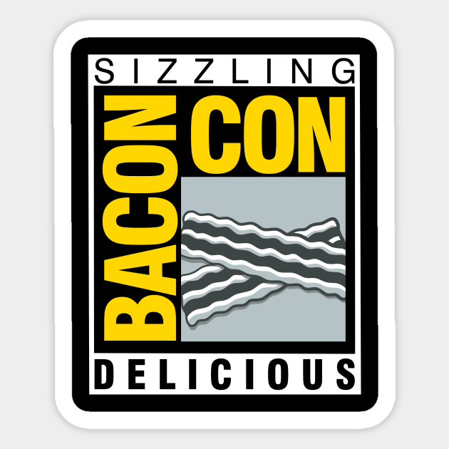 Bacon Con Sticker by fishbiscuit